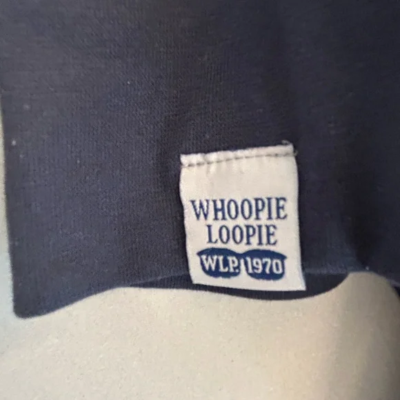 Whoopie Loopie Mens Navy and White Crewneck Sweatshirt, Size XL - Picture 8 of 9